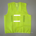 Yellow cheap mesh safety vest with reflective band UAE